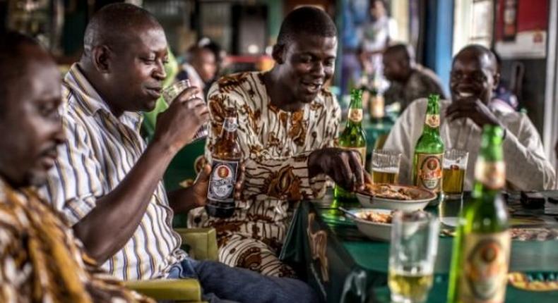 Why men patronise beer parlour after work. [jumia]