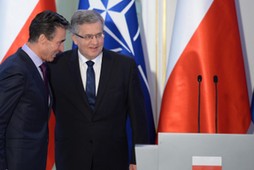 WARSZAWA SEKRETARZ GENERALNY NATO WIZYTA