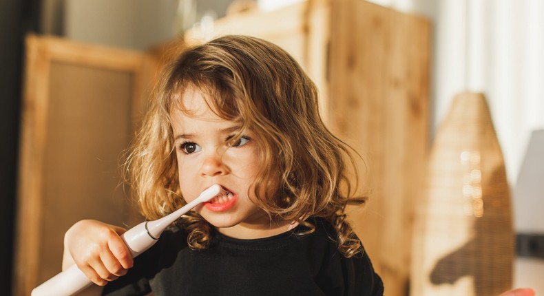 The author says her kids would brush their teeth before naptime when in day care in Germany.Getty Images/Oleg Breslavtsev