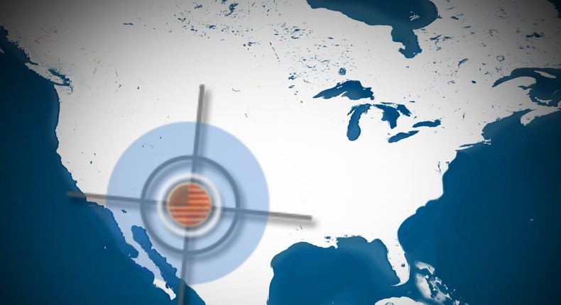 Animated map shows every nuclear-bomb explosion in history | Business ...
