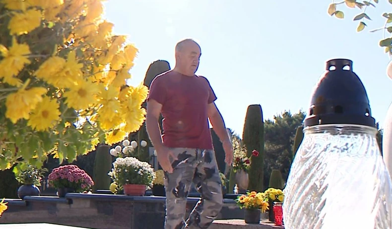 Mesto na kojem je Željko pao u grob