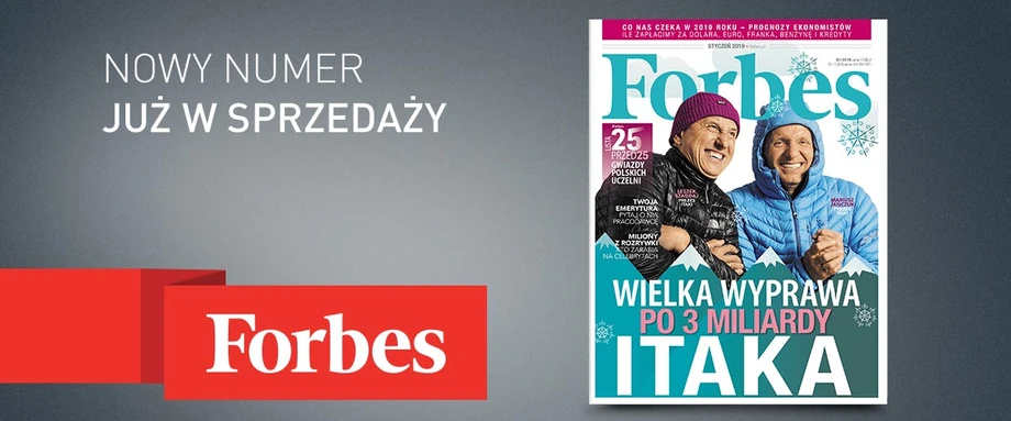 Najnowszy numer magazynu „Forbes” już w sprzedaży.