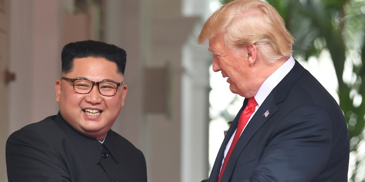 Kim Dzong Un i Donald Trump