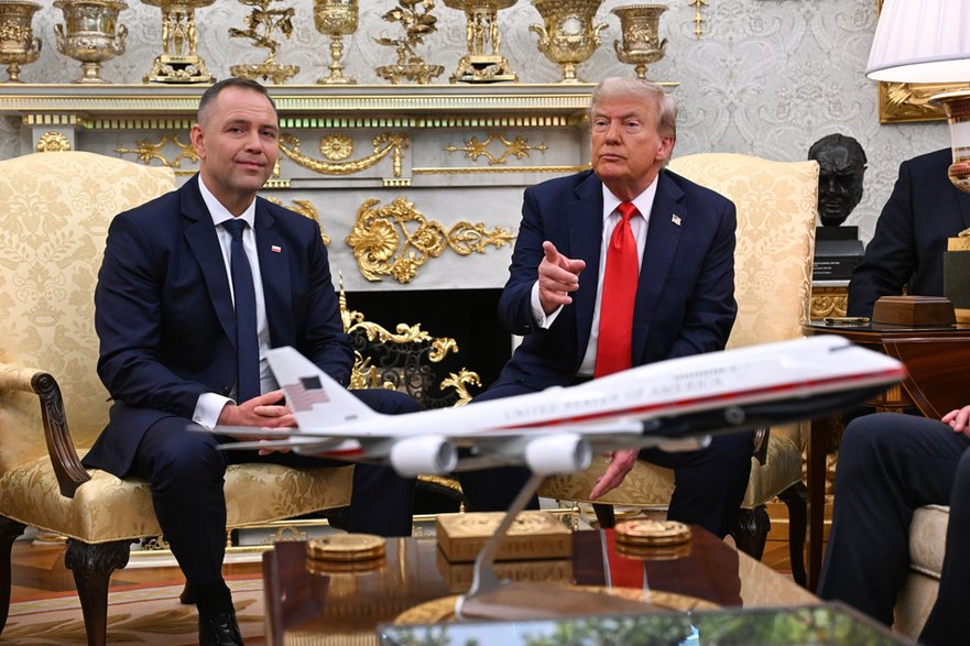 Karol Nawrocki i Donald Trump