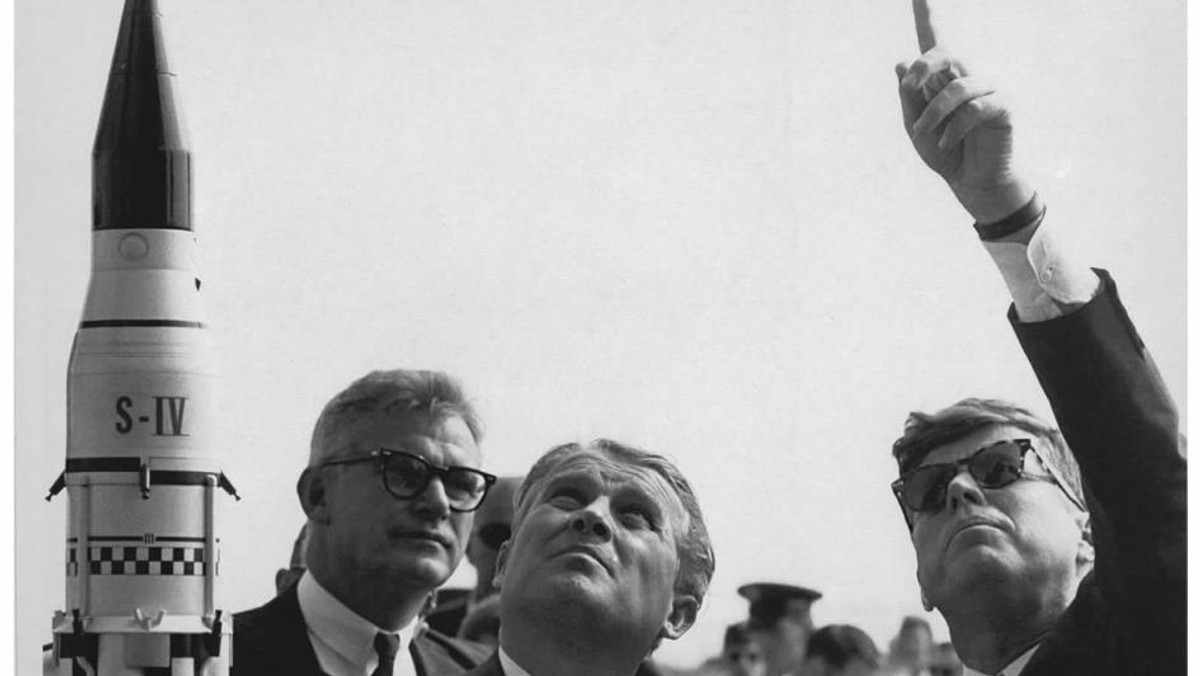 Wehrner von Braun John Kennedy