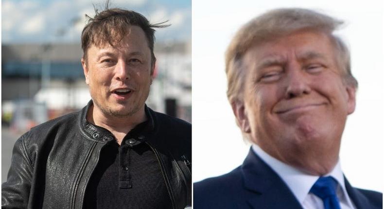 Elon Musk has acquired Twitter but former President Trump, who is currently banned from the platform, says he will not return.
