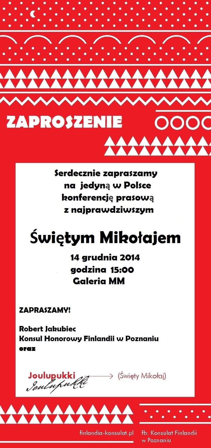 Święty Mikołaj w Poznaniu