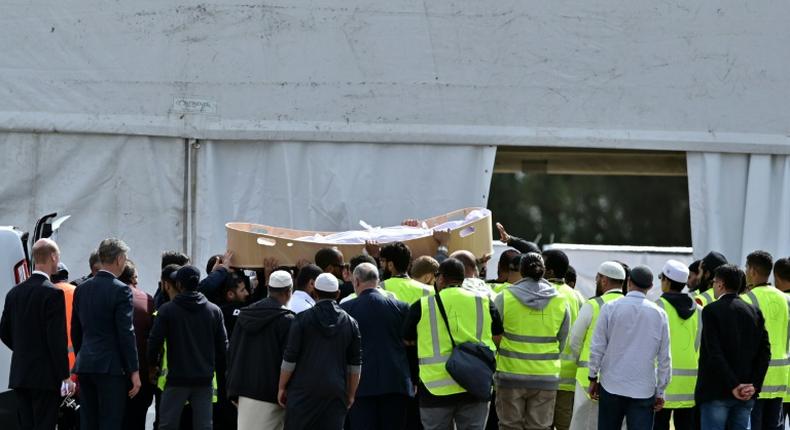 The first funerals were held Wednesday, but only six of the 50 victims have been returned to their families so far