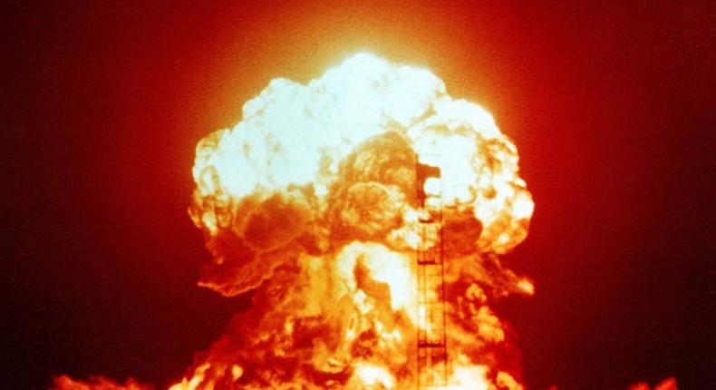 A nuclear detonation.Public domain