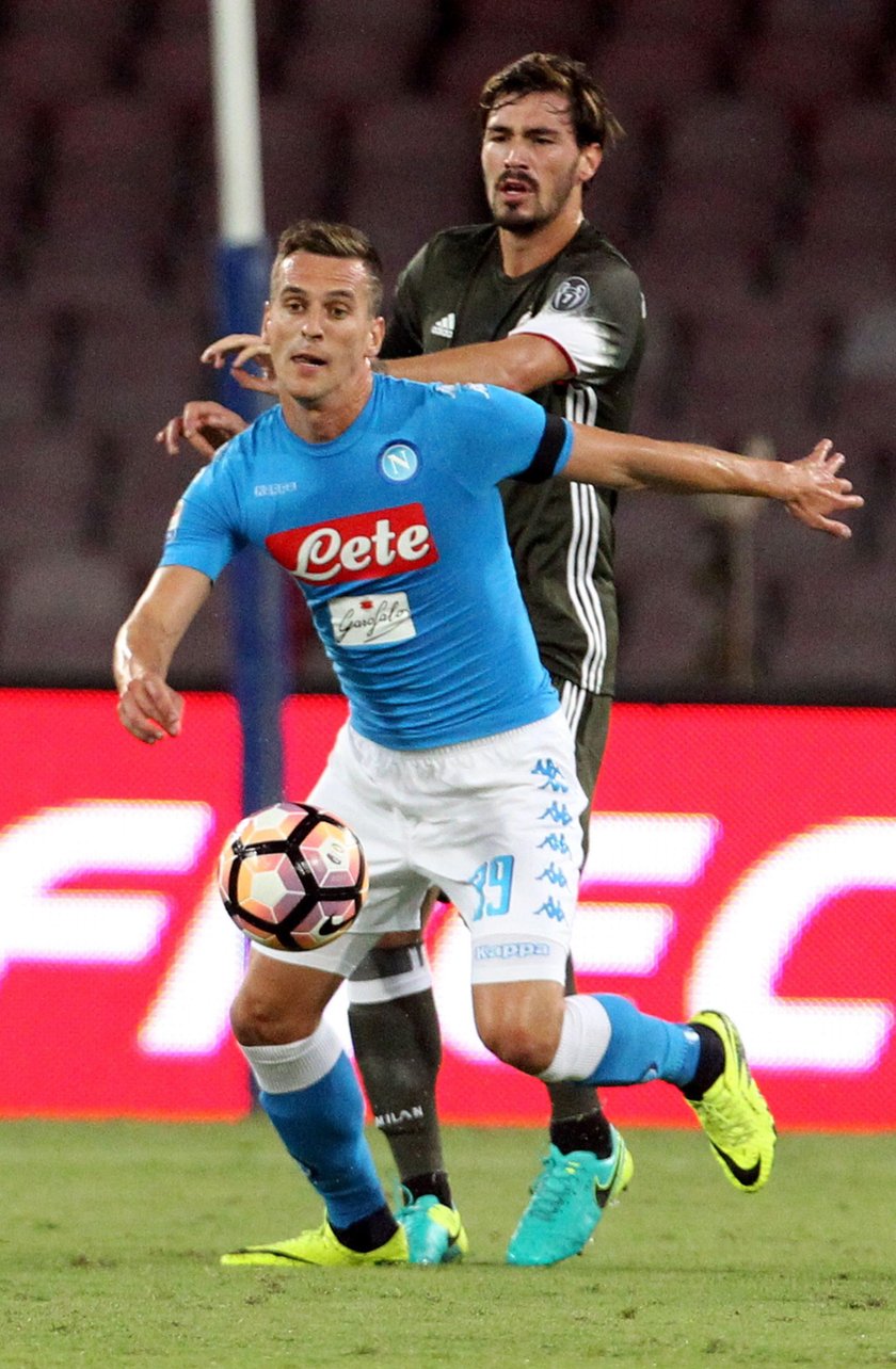 Arkadiusz Milik zdobył dwa gole w 2. kolejce Serie A. SSC Napoli 4:2 AC Milan