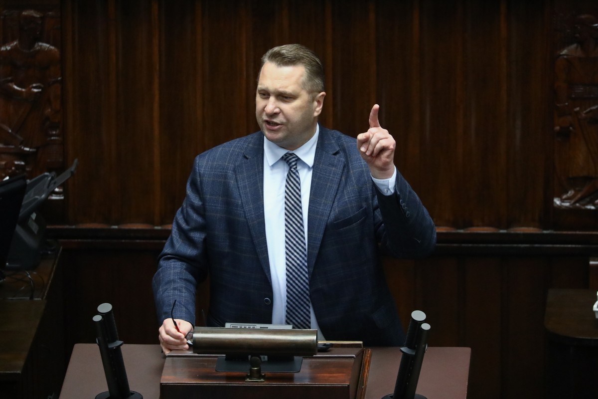 Minister edukacji i nauki Przemysław Czarnek