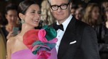 Colin Firth z żoną Livią na Fashion Awards 2017