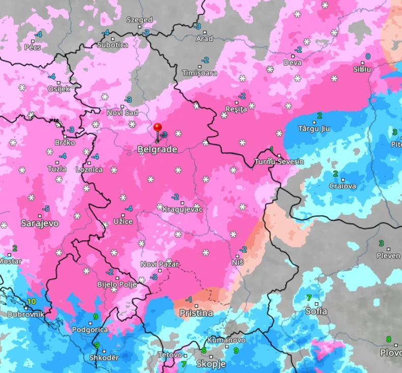 Vremenski radar u 21h