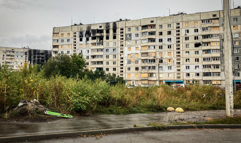 Saltiwka, zniszczona dzielnica Charkowa