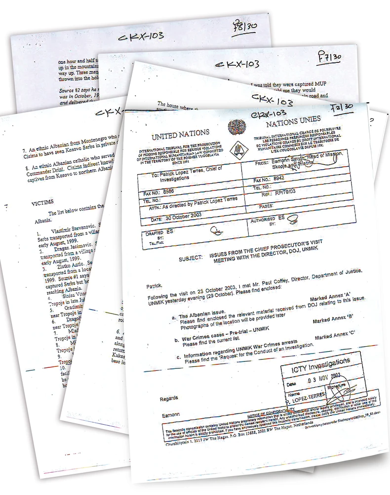 Unmik je oformio predmet o trgovini organima. Potom su upravo ova istraživanja bila osnova od koje je krenuo Dik Marti formirajući slučaj "žuta kuća"