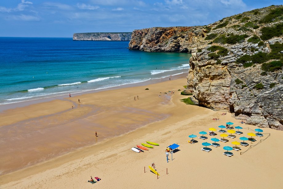 Praia do Beliche – plaża na trasie Twierdza Przylądek