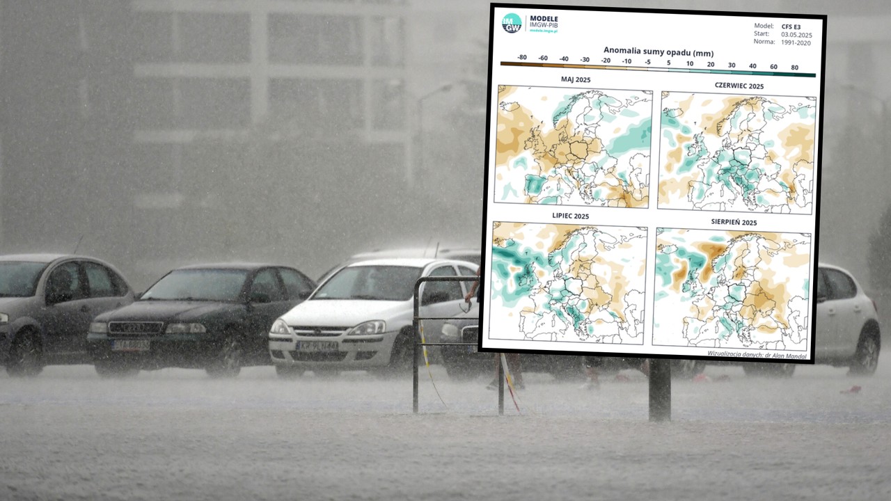 Deszcz znowu zniknie z Polski. Oto co dalej. Amerykanie pokazali pogodę do końca lata