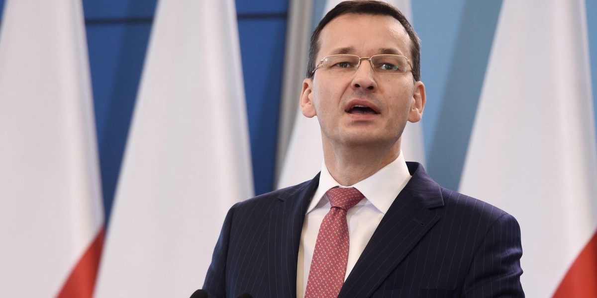 Wicepremier Mateusz Morawiecki