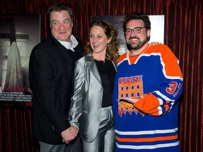 8. 'Czerwony stan' (na zdjęciu twórcy filmu: John Goodman, Melissa Leo i Kevin Smith)