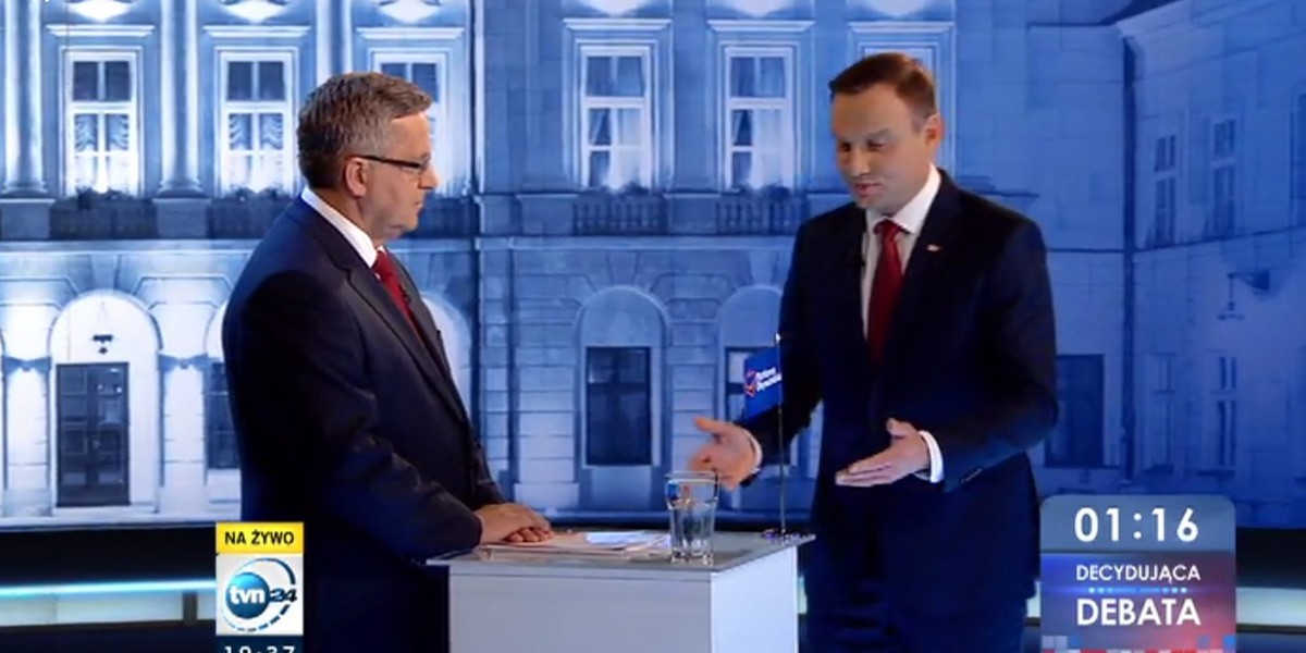 Andrzej Duda i Bronisław Komorowski