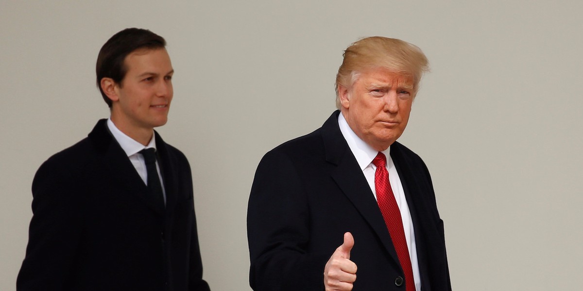 Kushner and President Donald Trump.