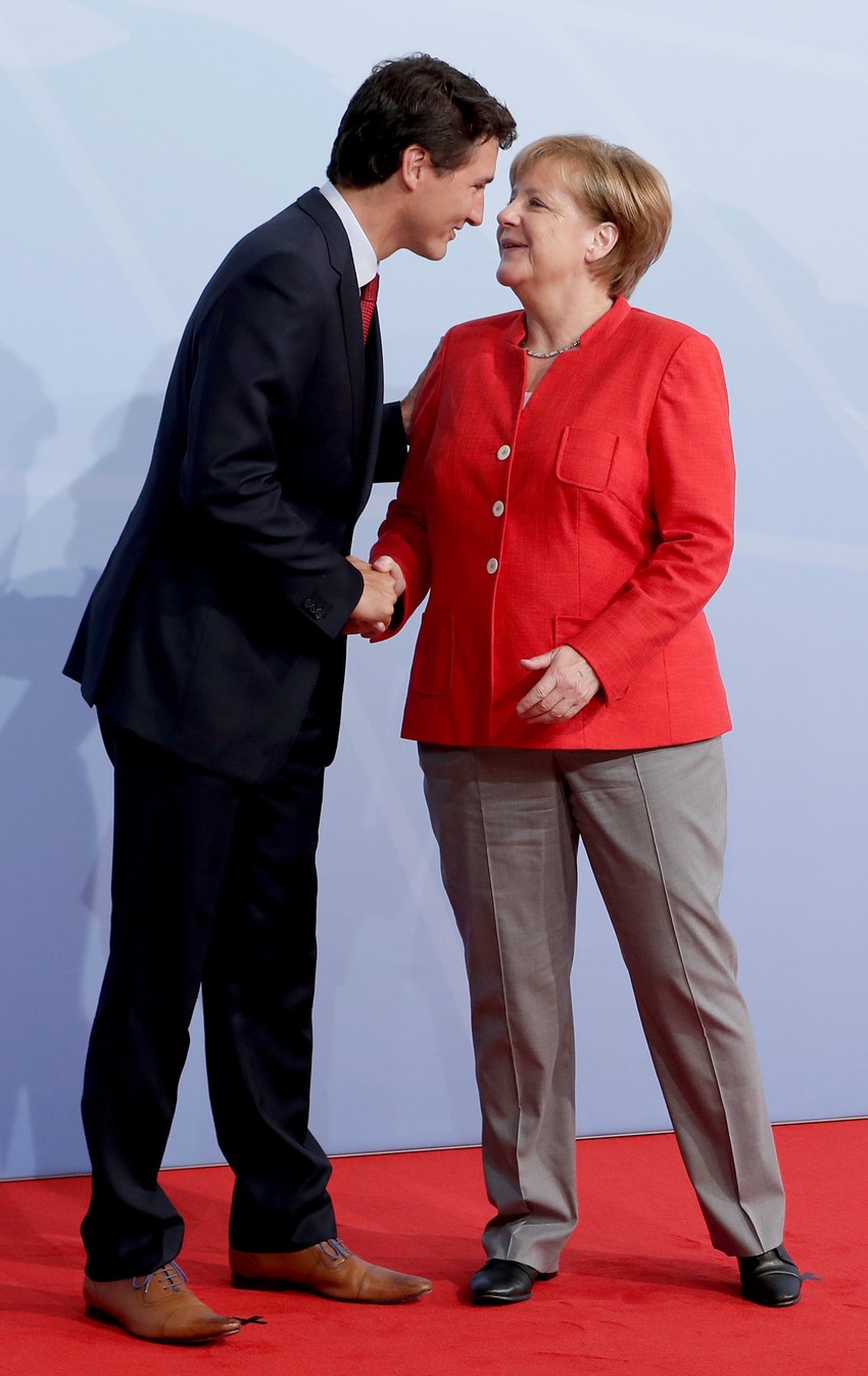 Angela Merkel i Džastin Trudo