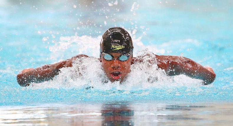Video: Watch how Abeiku Jackson missed out on 100m butterfly semi-final by just 2 seconds