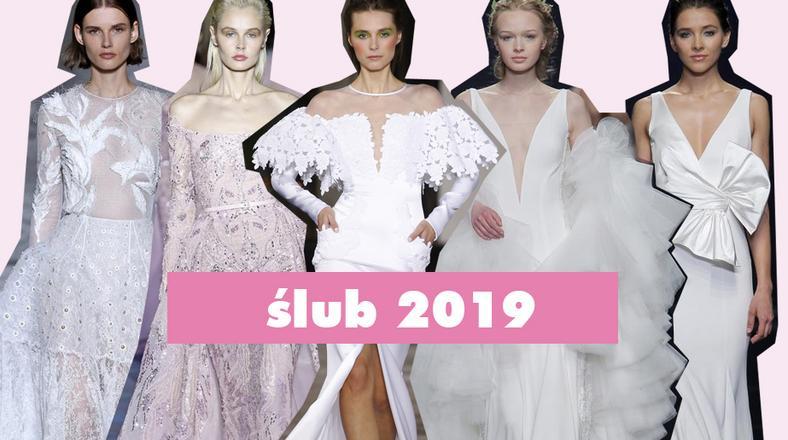 Modna suknia ślubna - trendy 2019