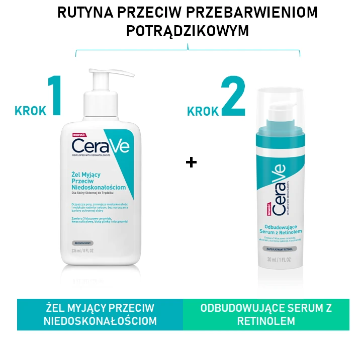 Rutyna przeciw przebarwieniom potrądzikowym