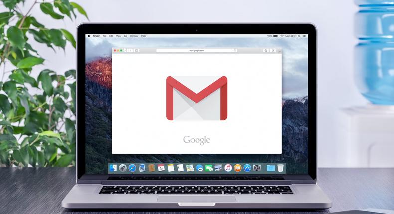 Gmail Google laptop