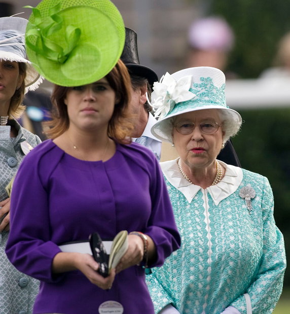 Royal Ascot 2009: Elżbieta II i księżniczka Eugenia