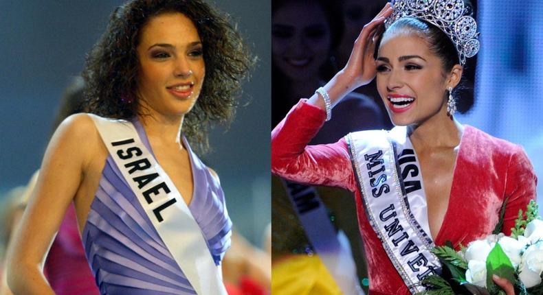 Gal Gadot and Olivia Culpo competing at Miss Universe.MARTIN BERNETTI/AFP/Getty Images/David Becker/Getty Images