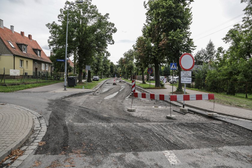 Remont ul. Jeleniogórskiej we Wrocławiu