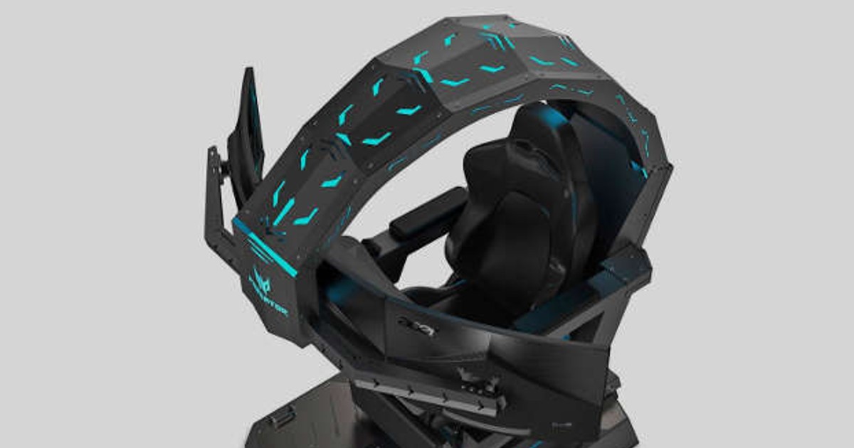 Acer Predator Thronos ekstrawagancki kokpit dla gracza 