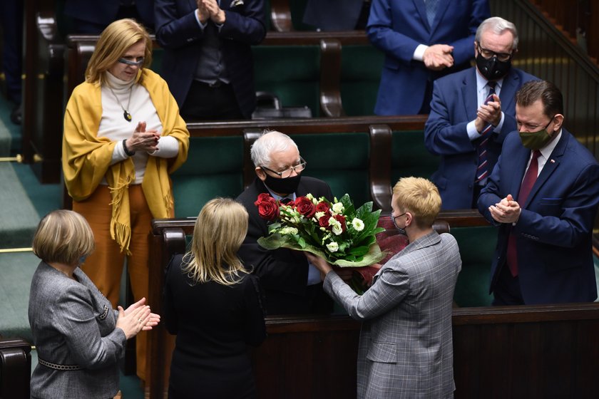 Jarosław Kaczyński, sejm, wotum nieufnosci