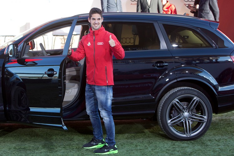 Isco i jego nowe Audi