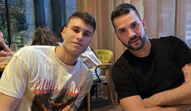 Filip Živojinović sa bratom Mariom