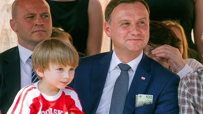 Andrzej Duda dziecko pieniądze