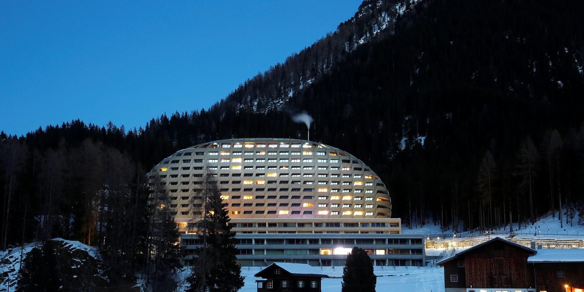 Intercontinental Hotel w Davos