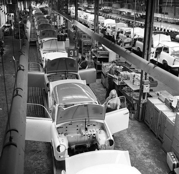 GDR - Trabant production in Zwickau