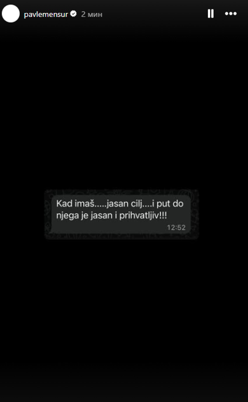 Pavle Mensur, objava
