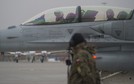 Pierwsze lądowanie F-16 w Łodzi