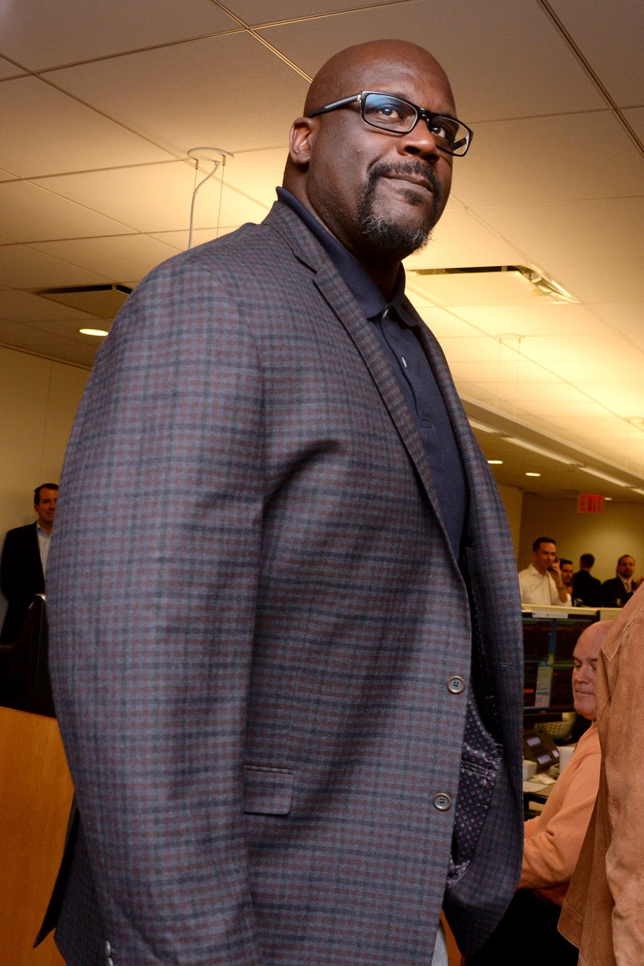 Basketball legend Shaquille O'Neal dropped by.