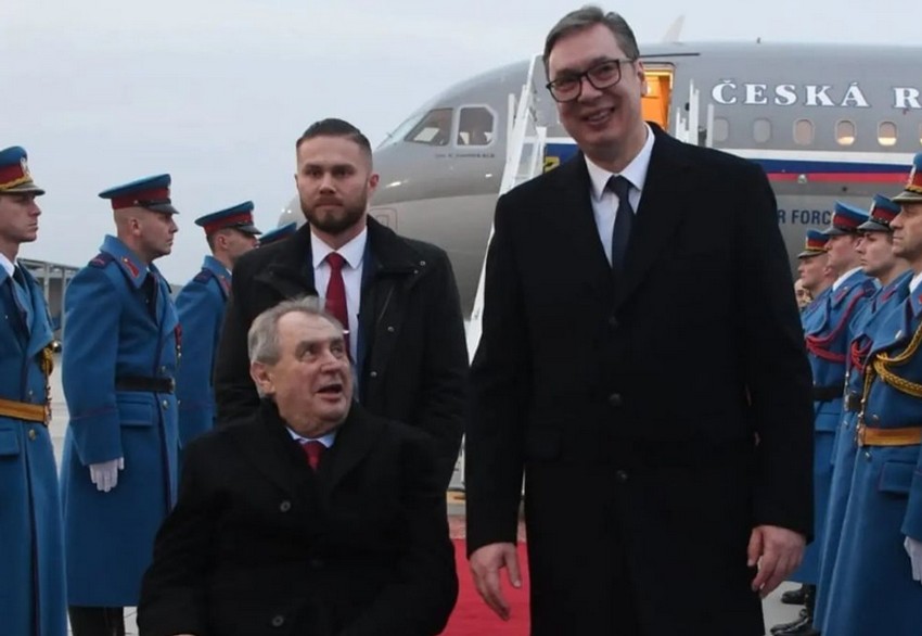 Aleksandar Vučić i Miloš Zeman