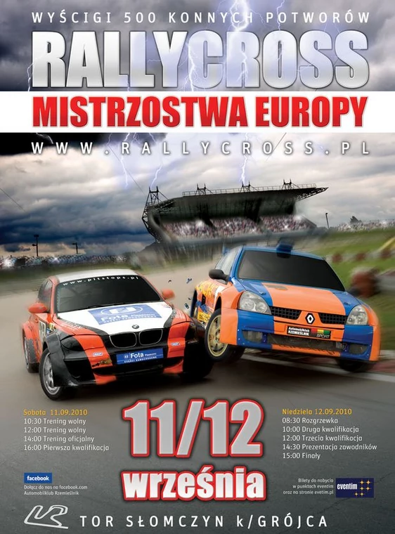 Największe gwiazdy europejskiego rallycrossu w Słomczynie (11-12.09.2010)