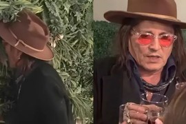 "Džoni Dep -  the goat", glumac brstio cveće i lišće i komentari su sve