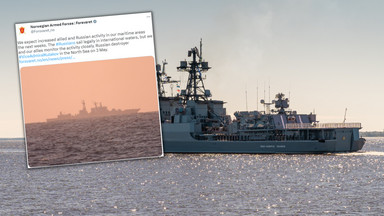 Rosyjskie okręty pojawiły się na Morzu Północnym. Norwegia mówi o "wzmożonej aktywności"