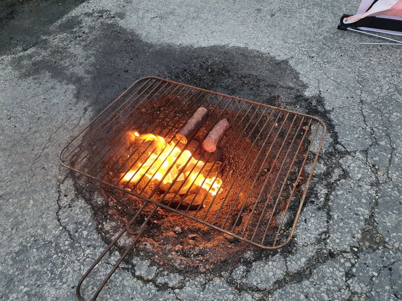 Grill na ulicy