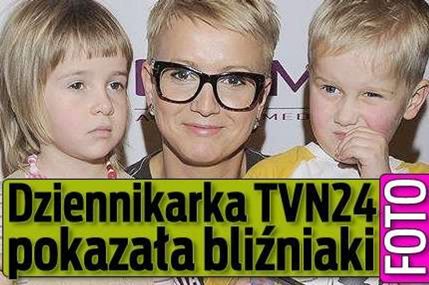 Dziennikarka TVN24 pokazała bliźniaki. Foto