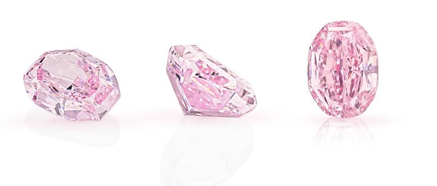 „The Spirit of the Rose”  jest jednym z największych diamentów o jaskrawo fioletowo-różowej barwie, jaki kiedykolwiek został wydobyty